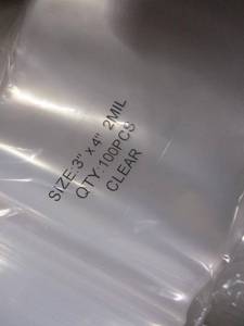 Small Reclosable Poly Bags