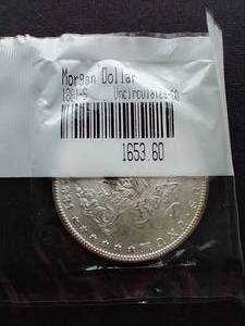 lot 1 image: 1881-S Morgan Dollar