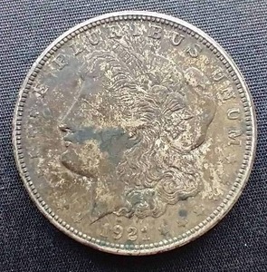 lot 15 image: 1921-D Morgan Dollar
