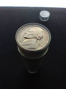 lot 48 image: Uncirculated Roll of 1960 Nickels