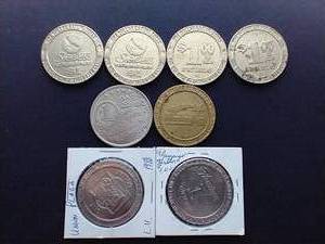 lot 74 image: 8 Casino Tokens