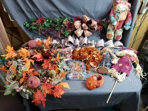 Large Lot of Fall Dcor