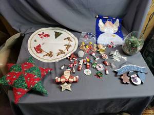 Small Tree Ornaments and Christmas Decor