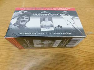 lot 2 image: 2012 Leaf Pete Rose The Living Legend Factory Sealed Box-10 PacksAUTOGRAPH 