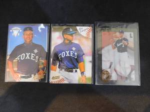 lot 69 image: (3)  Alex Rodriguez Rookie Card Lot