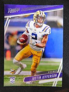 lot 102 image: 2020 Prestige Justin Jefferson Rookie Card #267