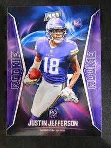 lot 104 image: 2020 Panini Justin Jefferson Rookie Card #63