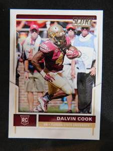 lot 108 image: 2017 Score Dalvin Cook Rookie Card #427