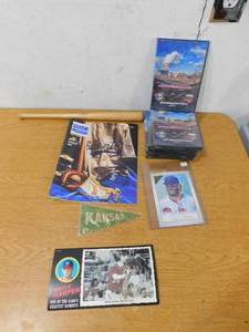lot 121 image: Assorted Sports Collectibles Lot