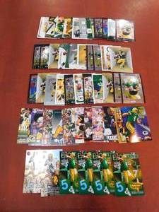 lot 131 image: (50) Brett Favre Football Cards - Player Lot