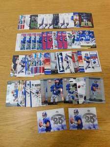 lot 133 image: (50 Eli Manning Football Cards Player Lot
