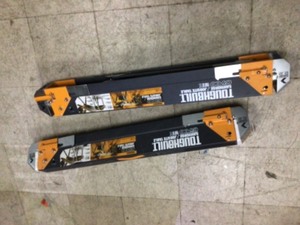 TOUGHBUILT Adjustable Height (25-32 in.) and Width (39.9-45.9 in.) Steel Sawhorse and Jobsite Table - 1300 lb. Capacity