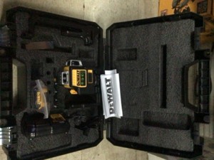 DEWALT 12-Volt MAX Lithium-Ion 100 ft. Green Self-Leveling 3-Beam 360 Degree Laser Level with 2.0Ah Battery, Charger & Case
