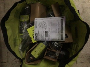 RYOBI ONE 18V Lithium-Ion Cordless 6-Tool Combo Kit with (2) Batteries, Charger, and Bag