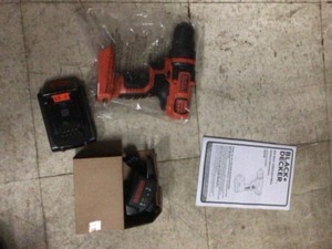 BLACKDECKER 20-Volt MAX Lithium-Ion Cordless 38 in. DrillDriver with Battery 1.5Ah and Charger
