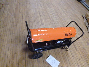 lot 35 image: NEW King Crow Forced Air Heater