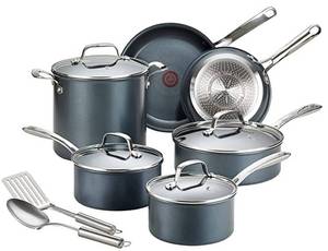 lot 13 image: NEW T-Fal Unlimited Collection 12 Piece Cookware Set