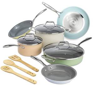 lot 14 image: NEW Goodful 12 Piece Cookware Set