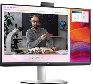 lot 21 image: NEW Dell 24 FHD Video Conferencing Monitor