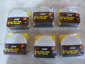 lot 116 image: 6 Lecor Dome Lights with OnOff Switch
