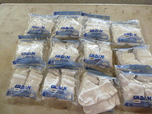 lot 262 image: 1 Dozen Packs of Gildan Girls Sports Socks