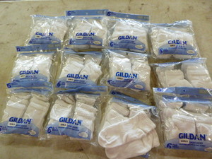 lot 265 image: 1 Dozen Packs of Gildan Girls Sports Socks