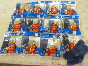 lot 268 image: 1 Dozen Packs of Kim & Tim Socks