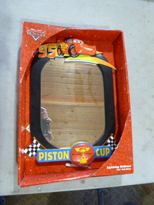 lot 303 image: Disney Pixar Cars Lightning McQueen Wall Mirror
