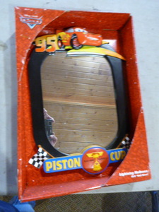 lot 304 image: Disney Pixar Cars Lightning McQueen Wall Mirror