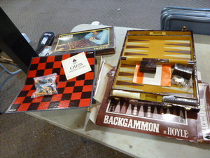 lot 306 image: Hoyle Chess and Backgammon Games