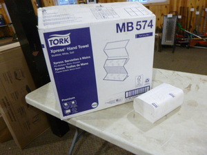lot 328 image: Case of Tork Xpress Hand Towels