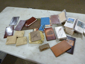 lot 330 image: Lot of Billfolds and Notepads