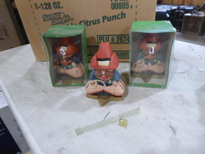 lot 336 image: Case of Wooden Cowboys