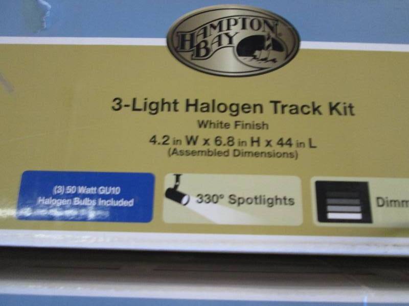 3 Hampton Bay 3 Light Halogen Track...