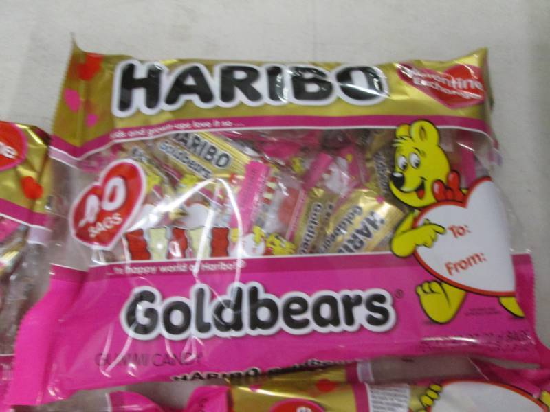 5 bags of Haribo 40 valentine excha...