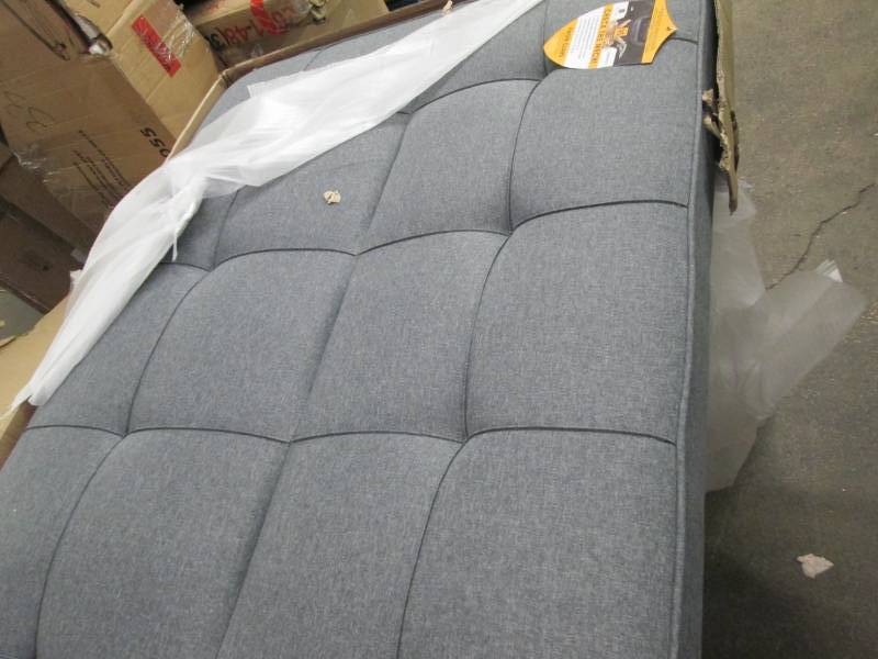 Serta Grey comvertable couch, open ...