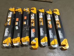 Lot of assorted Toughbuilt Sawhorses customer returns various models and conditions see pictures