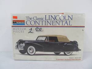 lot 5 image: Monogram 1941 Lincoln Continental