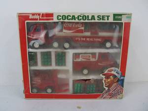 lot 49 image: NOS Vintage BUDDY L Coca Cola Set