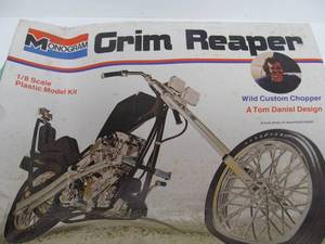 lot 133 image: Larger Monogram GRIM REAPER Wild Custom Chopper