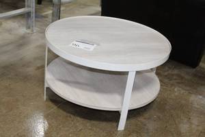 lot 96 image: WoodMetal Table 2-tier