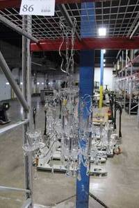 lot 86 image: Crystal Glass Chandelier