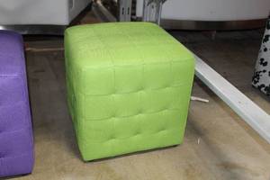 lot 239 image: OSP Designs Detour Green Fabric 15 Cube