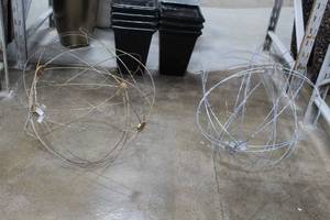 lot 574 image: Lot of (6) Metal Ornaments