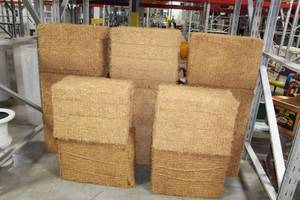 lot 585 image: Lot of (13) Faux Hay Bales