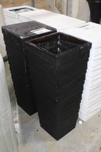 lot 594 image: Lot of (2) Black Pedestals