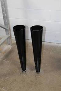 lot 637 image: Lot of (35) Glass Pilsner Dcor 28H