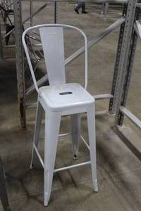 lot 805 image: Metal High Back Chair