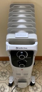 lot 28 image: Comfort Zone Heater on Casters