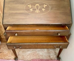lot 67 image: Vintage Secretary Desk